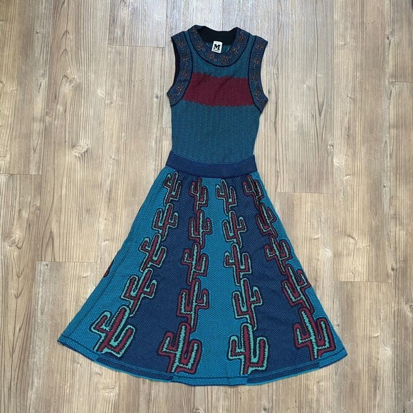 Missoni - 2016‎ Resort Cruise Sleeveless Dress Cactus Made in Italy  - Size 38 - Picture 1 of 8